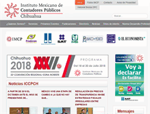 Tablet Screenshot of iccpch.org.mx